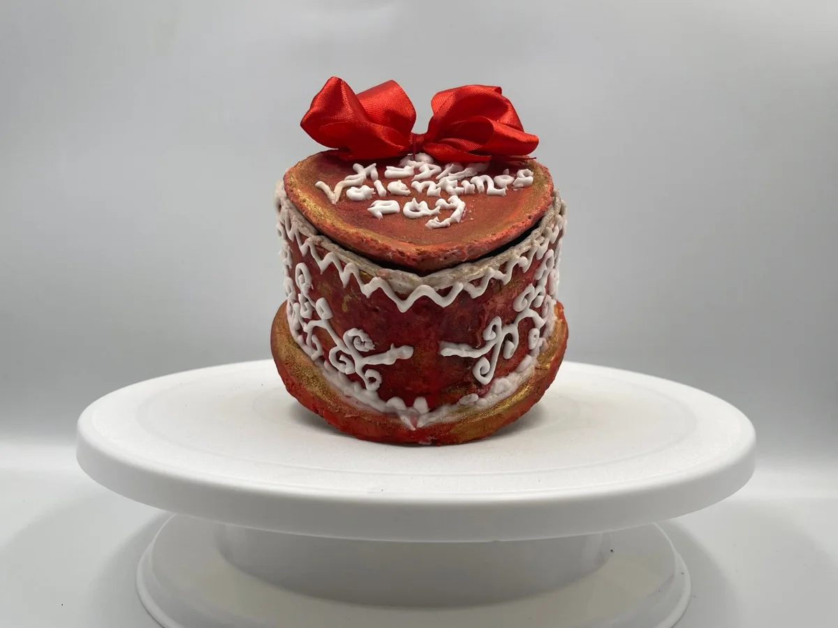 Gingerbread Valentine’s Box