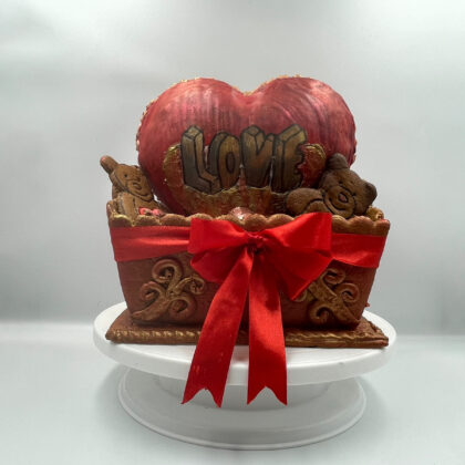 Gingerbread Key Heart