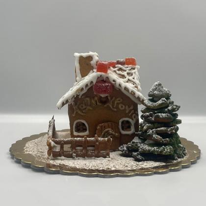 Gingerbread jelly μικρό τετράγωνο σπιτάκι