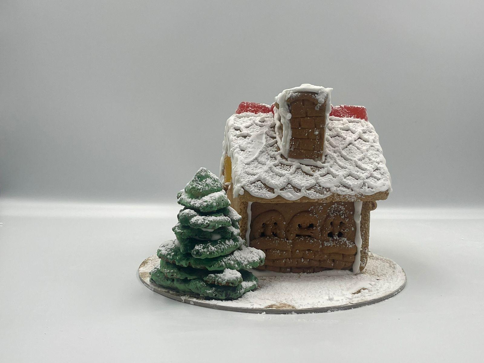 Gingerbread Μικρό τετράγωνο σπιτάκι Gingerbread Μικρό τετράγωνο σπιτάκι